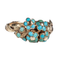Victorian Turquoise Forget-Me-Not Bouquet Ring
