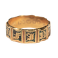 Early Victorian Enamel Mourning Ring