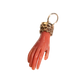 Victorian Imitation Coral Hand Charm